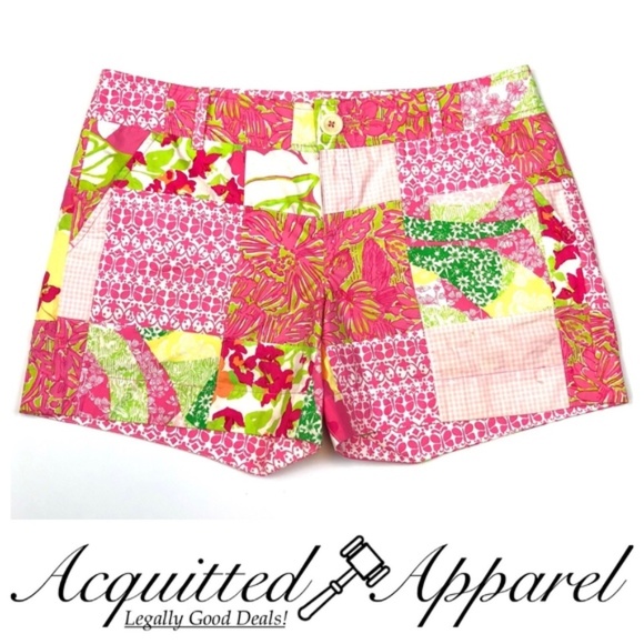 Lilly Pulitzer Patchwork Classic Shorts 